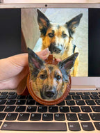 Embossed Leather Portrait