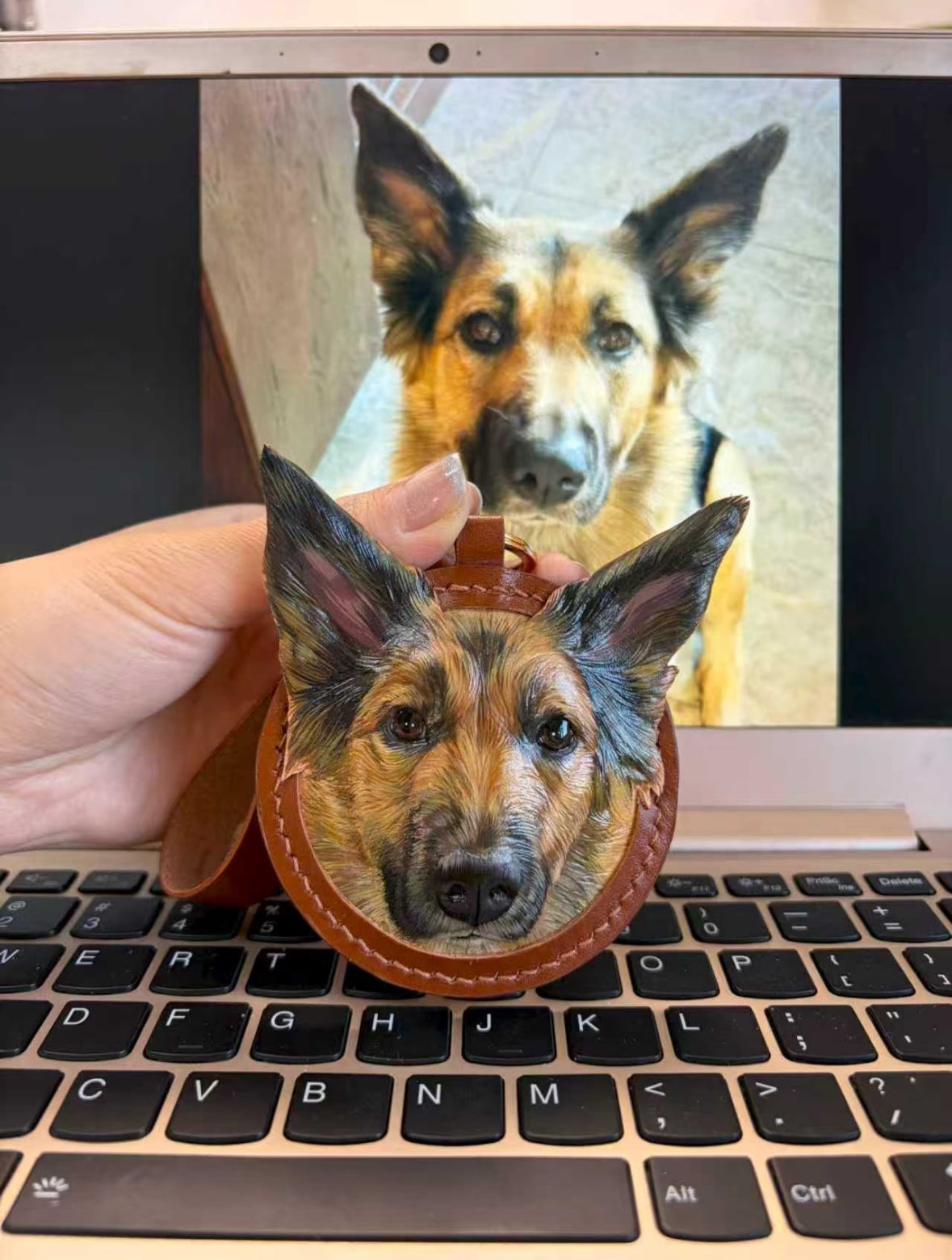 Embossed Leather Portrait