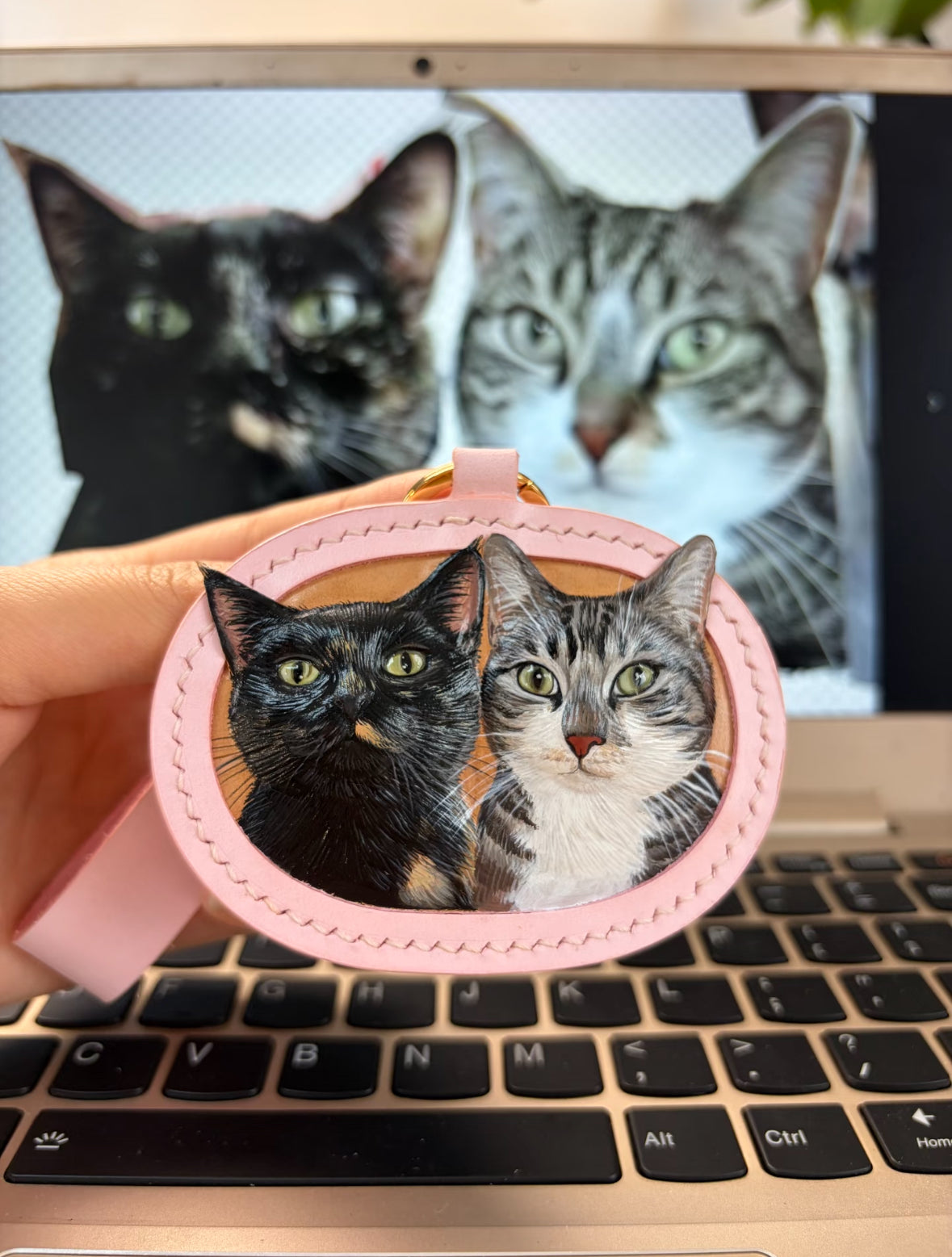 Embossed Leather Portrait