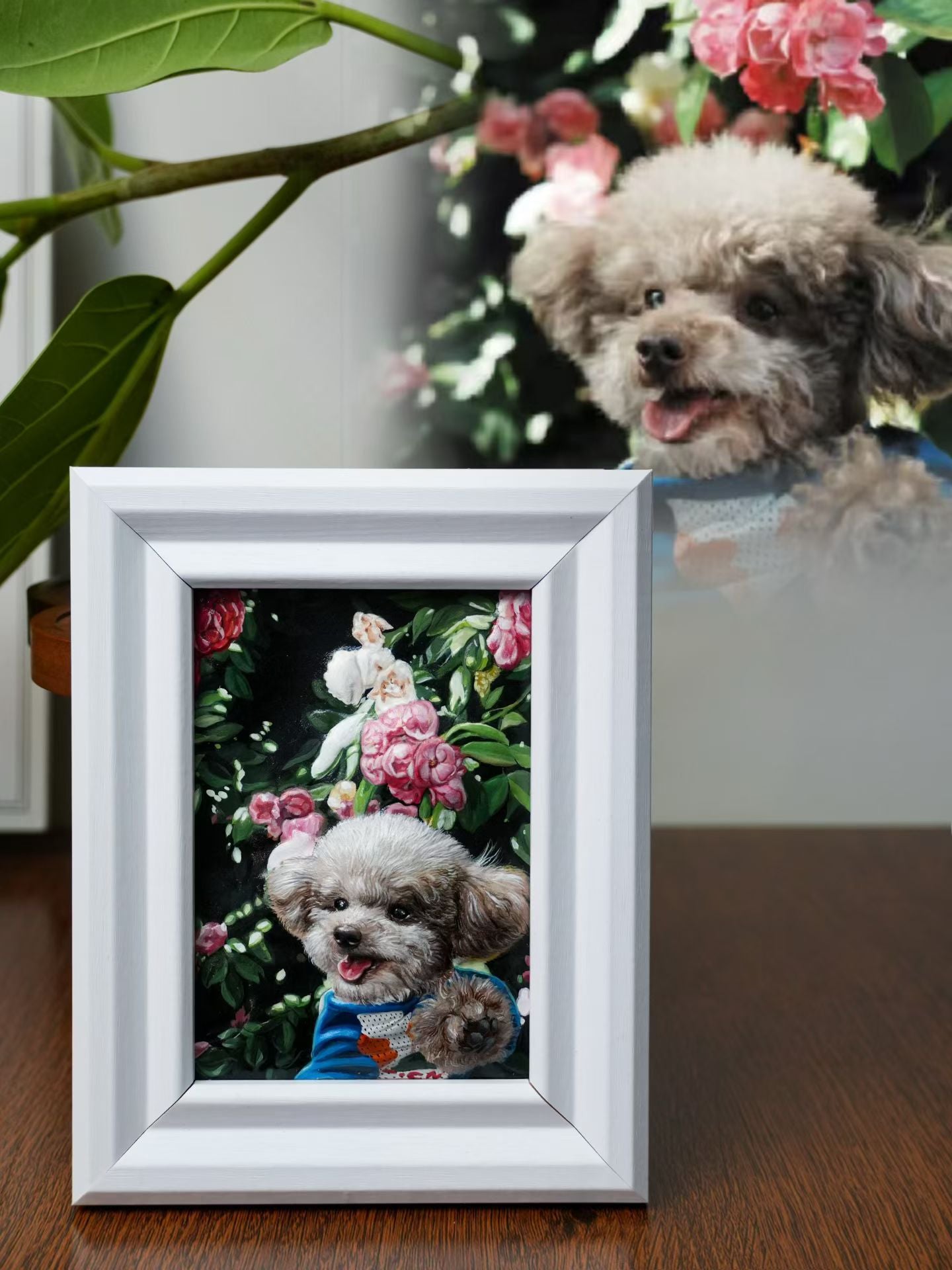 Embossed Leather Portrait